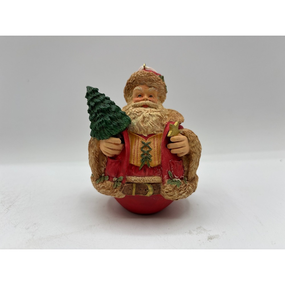 Hallmark Keepsake Dated 1996 Vintage Evergreen Santa Special Edition Ornament